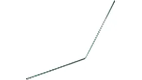 Air termination Rod D10mm L2000mm Al 55 Deg angled