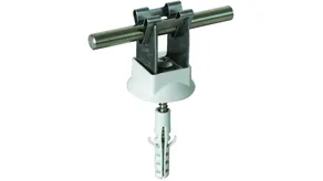 DEHNgrip conductor holder StSt for Round 8mm Height 20m